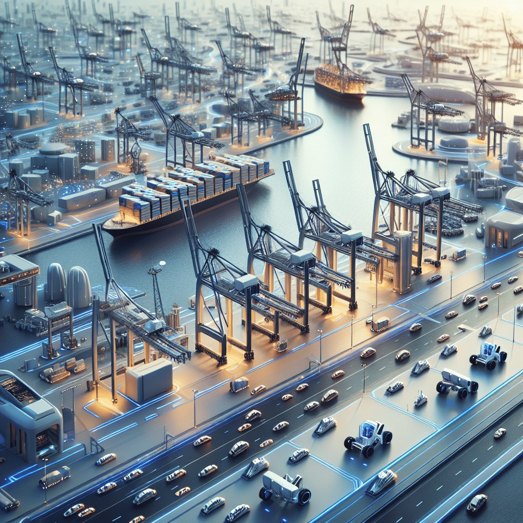 Autonomous shipping ports.