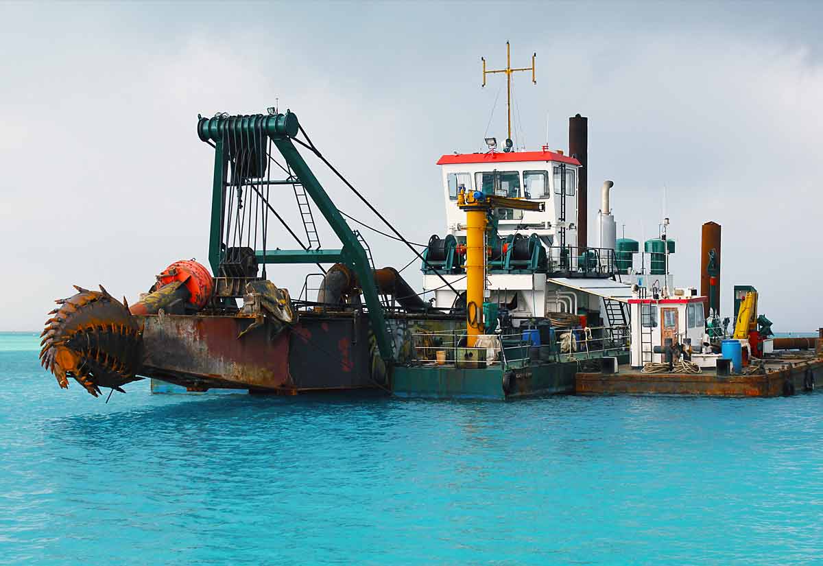 dredging technology for aggregate and construction materials mining