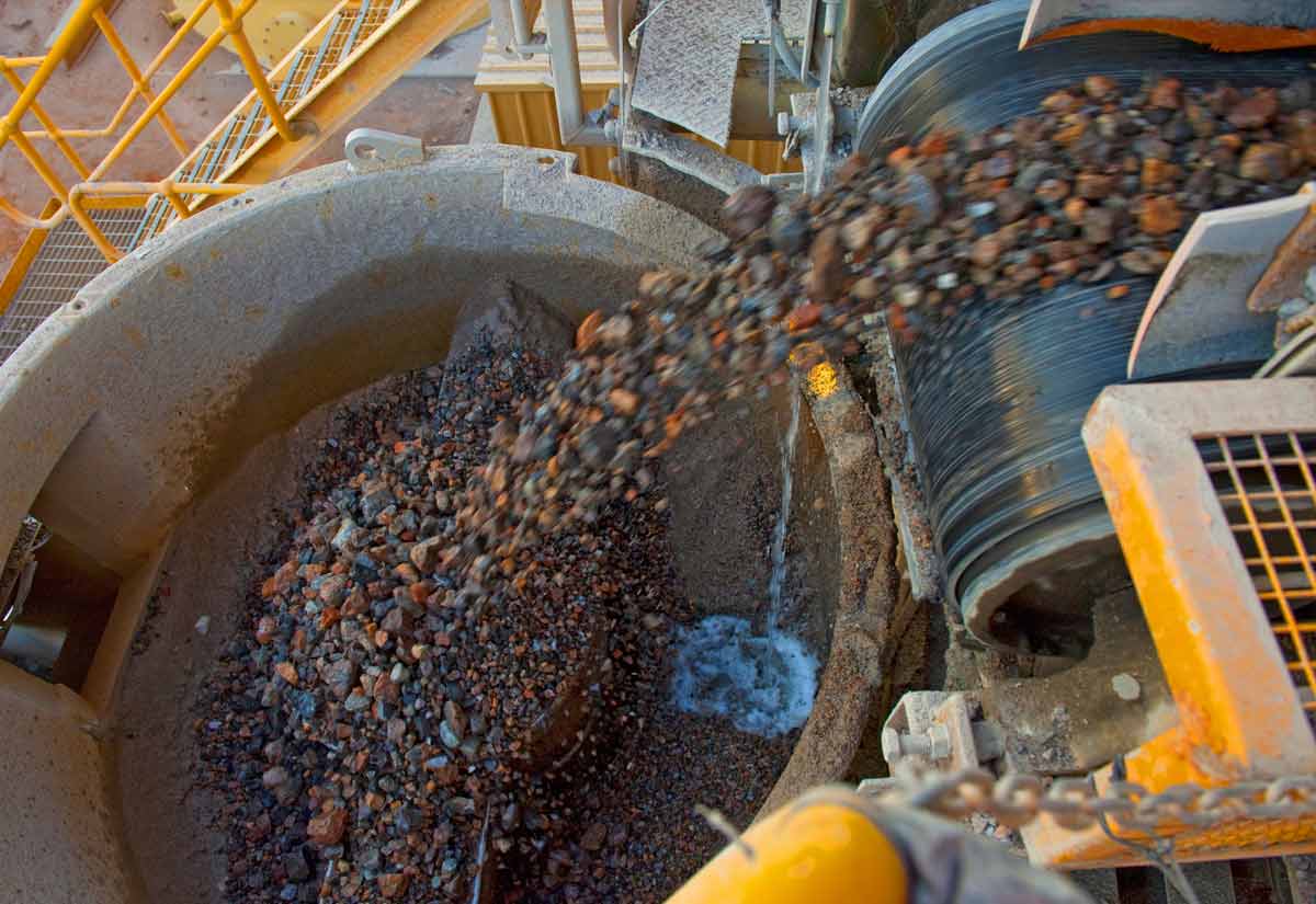 Tramp event related to mining & crushing equipment.